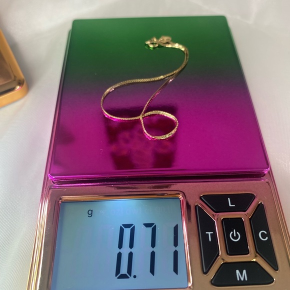 14K YELLOW GOLD vintage flat shiny bracelet REAL GOLD 7” - Picture 6 of 9